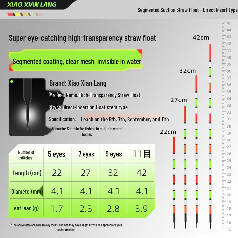 Little Immortal Lead-free High Sensitivity Fish Float for Light Bite Carp