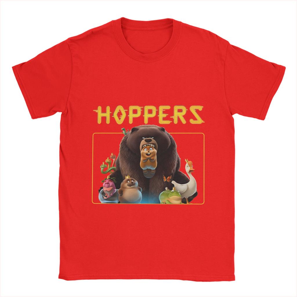Hoppers 2026 Cartoon Movie Tee Shirt For Unisex Unisex Graphic Printing T Shirts Cotton Clothes