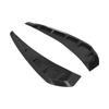 2PCS Coche Lado Aleta Barro Salida de Aire Molduras Cubiertas Izquierda Derecha Goma Negro Decoración Universal