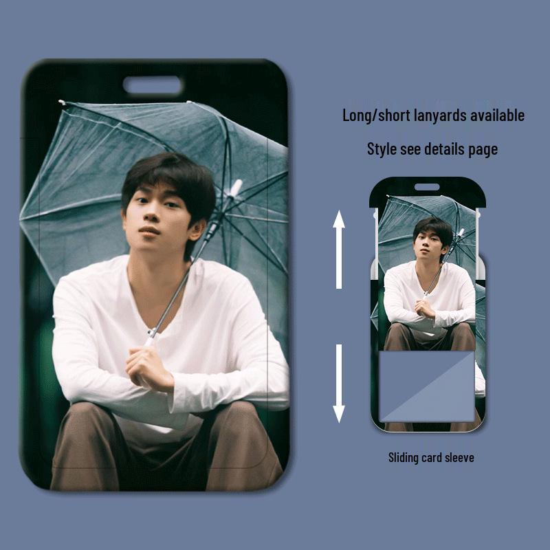 Zhang Jiongmin Sliding Cover ID Card Holder for Students & Employees