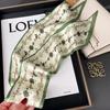 Korean Style Silk Scarf and Hairband Set - Versatile Women's Accessory for Summer