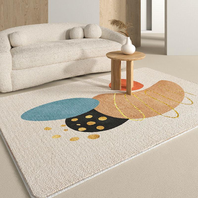Imitation Cashmere Cream Style Living Room Sofa Coffee Table Rug Winter Thick Bedside Blanket Bedroom Floor Mat