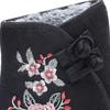 Thickened Floral Embroidery Women's Winter Boots Snow Boots Warm Shoes Mothers Shoes