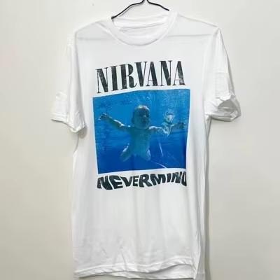 Nirvana Cotton Unisexs Shirt Y2k Garbage Rock Y2k Graphics Hiphop 2026 New Unisexs Clothing Unisexs Summer Short Sleeved Tshirt