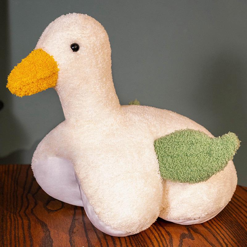 Милая маленькая утка студенческий обеденный перерыв лось большой гусь подушка треугольная подушка короткая плюшевая игрушка 3526cm 1980₽