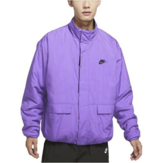 Nike Stand Collar Reversible Long Sleeve Fleece Jacket DQ4885-542