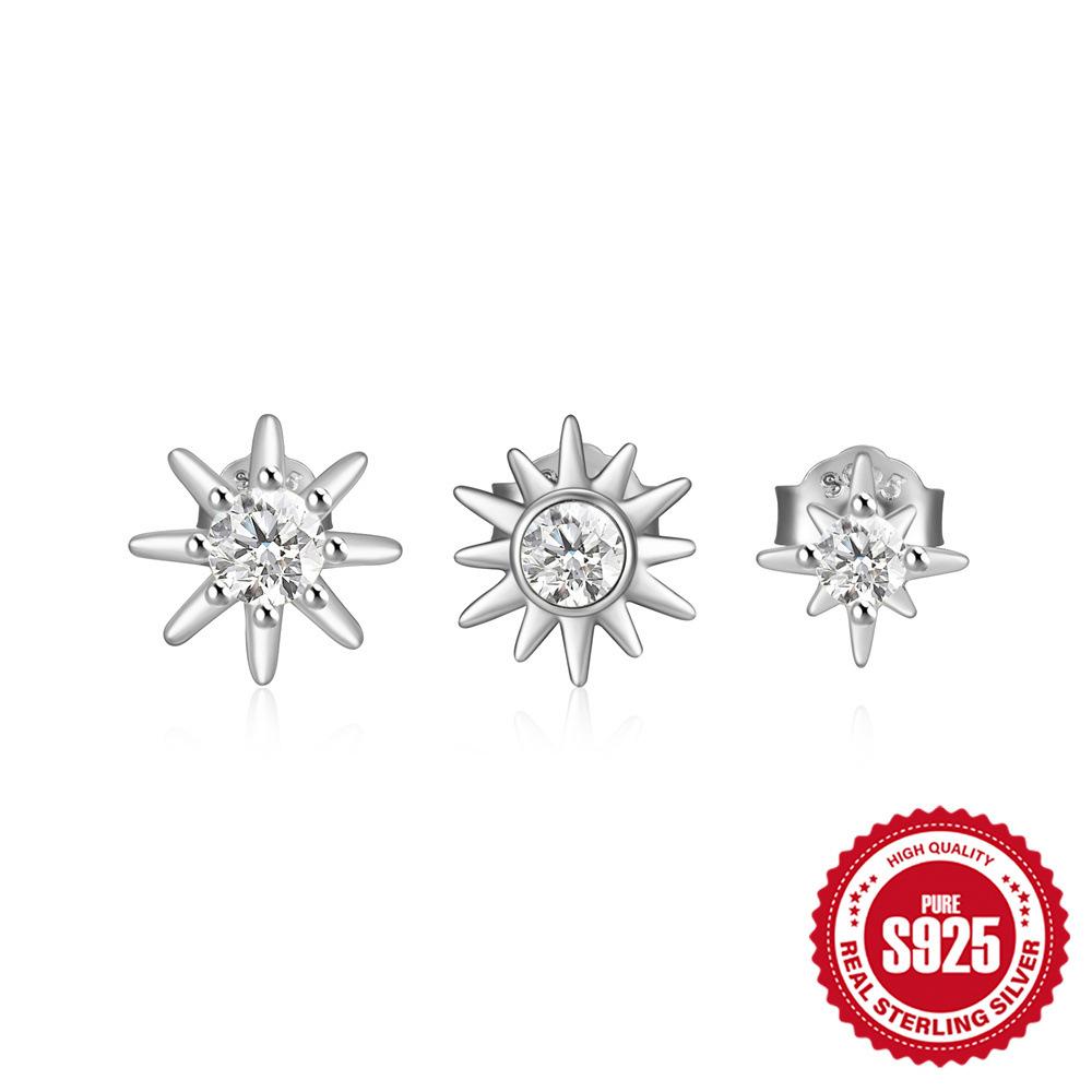 Triple Diamond Wear Earrings Earrings Earrings Set 3 Earrings Set