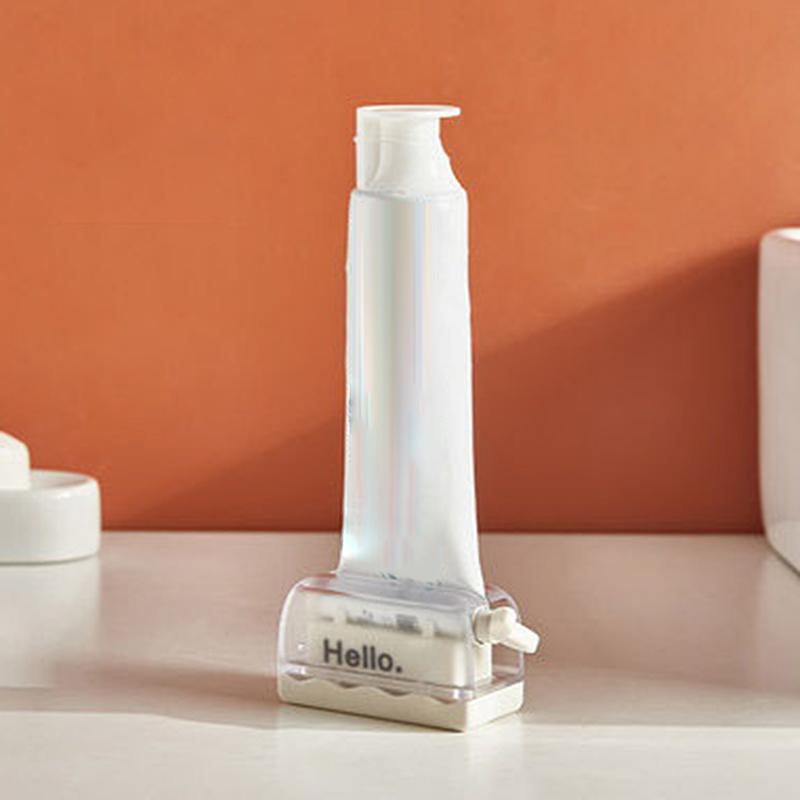 

Ручной зажим для выдавливания зубной пасты, бытовой инструмент для выдавливания зубной пасты для ленивых, диспенсер для тюбиков, ручной крем для рук, средство для умывания лица белый