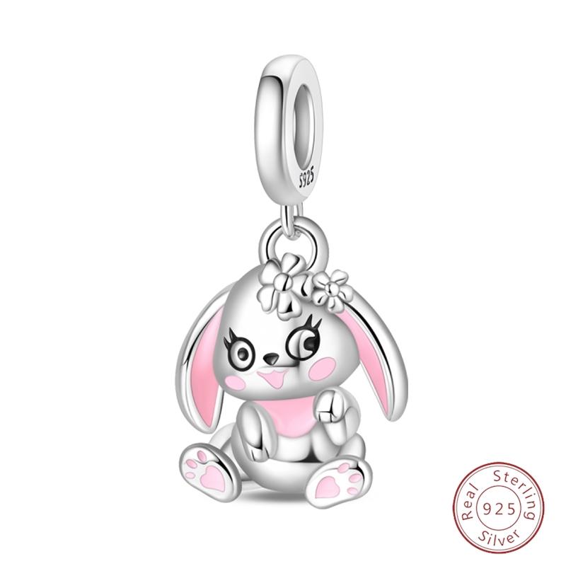 Sweety Copper Cake Poodle Crown Flowers Lover Luminous Charms Beads Fit 3Mm Bracelets Diy Fine Jewelry Making