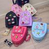 Waterproof Silicone Backpack Adjustable Straps Kindergarten Knapsack Kids Schoolbags  Girls