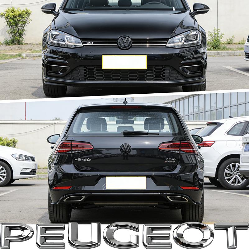 LVAXC1 Car Front Grill Emblem For VW POLO GOLF 5 6 7 7.5 8 MK5 MK6 MK7 MK8 Passat CC Rear Trunk Lid Covers Logo Car Accessories Hub Cap