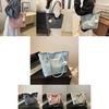 Fashionable Street Trendy Pu Leather Mid-sized Tote Bag For Women 2024