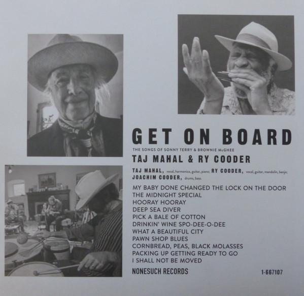 

LP Record TAJ MAHAL, RY COODER - Get On Board (The Songs Of Sonny Te 075597913552 Nonesuch 2022 Worldwide Blues