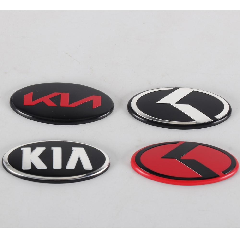 61MM 3D Alumínium Autó Kormánykerék Közép Embléma Matrica KIA Sportage Ceed Sorento Cerato Optima GT STINGER Rio Soul Sonic modellekhez