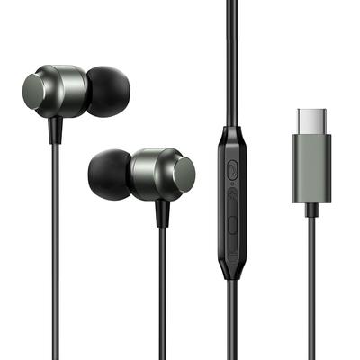 JREC06 USBC In-Ear Headphones Headset Gray