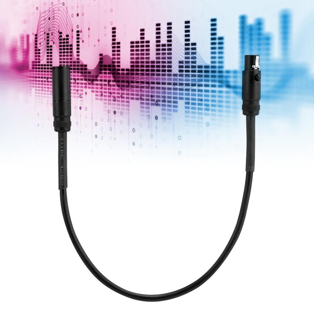 Plug and Play 3Pin Mini XLR Male To Female Cable for Camcorder DSLR Camera Interface Connection