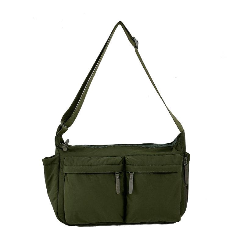 Day Single Casual Satchel Women's Shoulder Bag Messenger Bag Multi-pocket Anti-splashing Backpack Men's Commuter Computer Bag Dumpling Bag