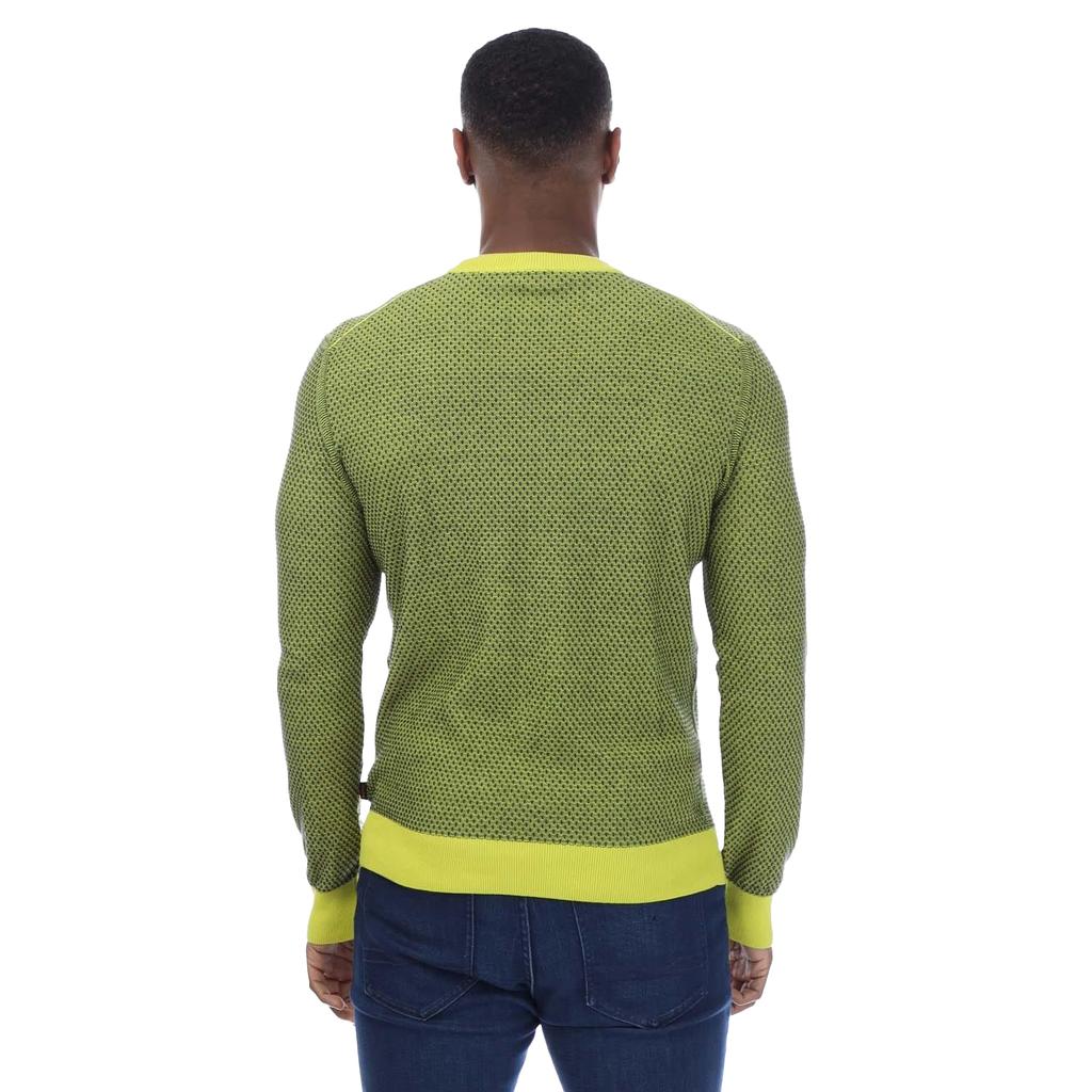 BOSS Men's Kapoko Knitted Cotton Sweatshirt