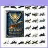 Gorilla Air Force Ballett Acryl Baumschmuck Adventskalender Blind Box Geschenk für Feiertagsdekoration