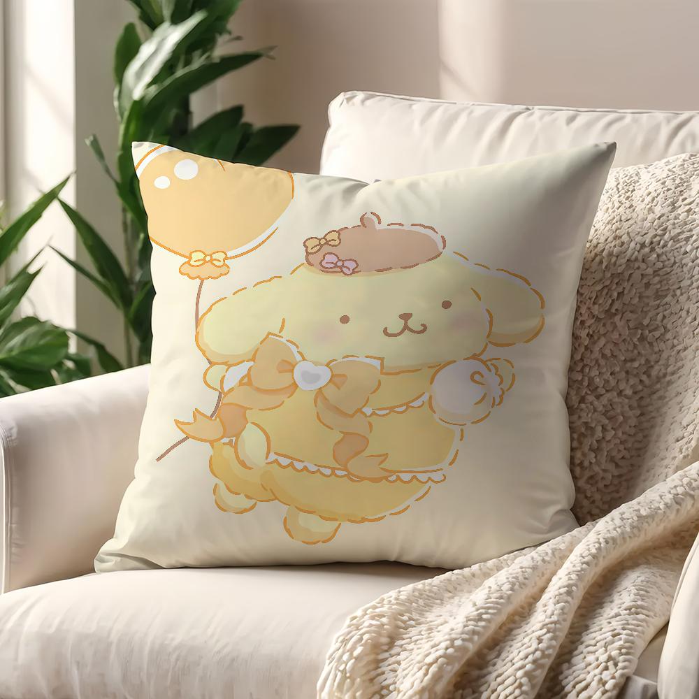 Kawaii Hellokitty Kuromi My Melody Cinnamoroll Cushion Cover For Pillow Printing Sofa Decoration Home Car Room Nordic Simplicity