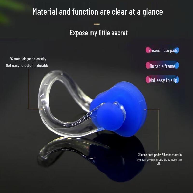 Kids' Silicone Swim Nose Clip & Earplug Set