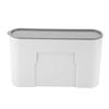 Grocery Bag Dispenser Visible Window Design Large Capacity Dustproof Lid Plastic Bag   for Kitchen Bedroom