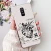 For Samsung Galaxy A6 Plus 2018 Phone Case On Samsung A6+ (2018) A6 A600F A605G Elegant Floral Cat Soft Silicone Clear TPU Cases