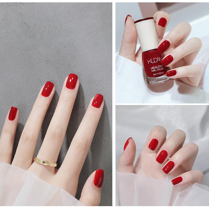 Lakier do paznokci Nie wymaga pieczenia Szybkoschnący Długotrwały Niełuszczący się Oleisty Wodoodporny Biały Lakier do paznokci Niepękający