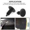 100-20PCS 8mm Car Bumper Fastener Clips Car Fender Bumper Shield Retainer Plastic Rivet Fixing Plastic Car Clips Accessories