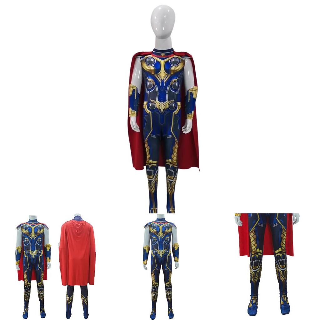 Love And Thunder Thor Odinson Cosplay Kostyme For Barn Og Voksne Perfekt For Halloween Og Karneval