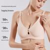 Plus Size Maternity Nursing Bra: Anti-Sagging, Thin, One-Piece Front Buckle, Perfect for Summer.