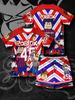 Beach Kids SpiderMan Children's Summer Short Sleeved T-shirt Shorts Set 2 Piece Sets for Kids Pants Casual Breathable Cool Beach
