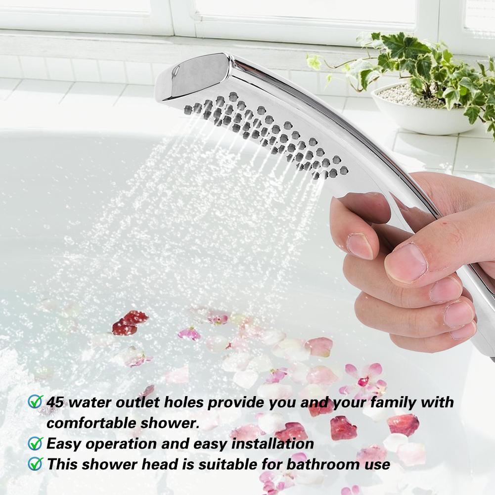G1/2in Fashionable Bathroom Shower Head Handheld Shower Sprayer for Household Use
