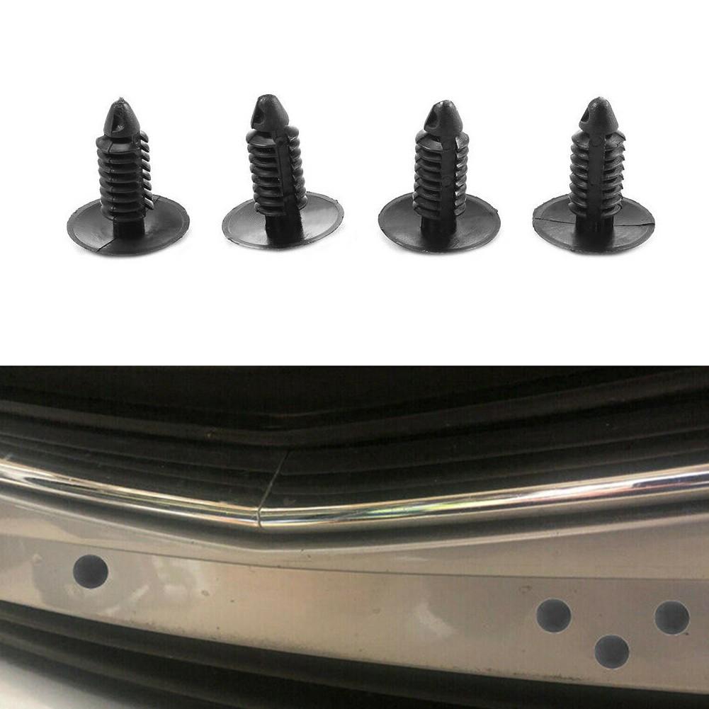 

For Front Bumper Clips Holes License Plate Plastic