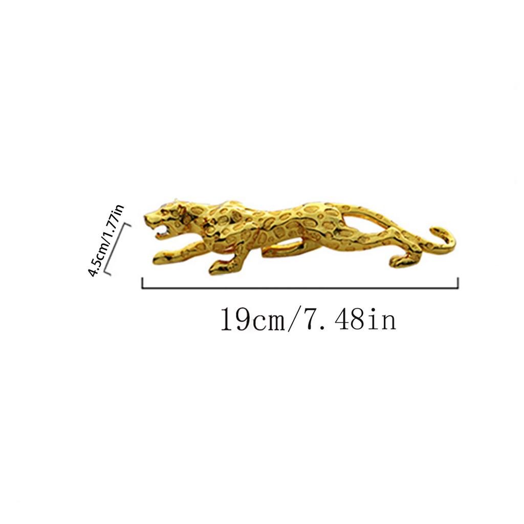 Huisdecoratie Luipaard Beeldje Hars Dier Panter Beeld Auto/ Kantoor Kamer Decoratie Kunsthandwerk Sculptuur Mascotte Ornament