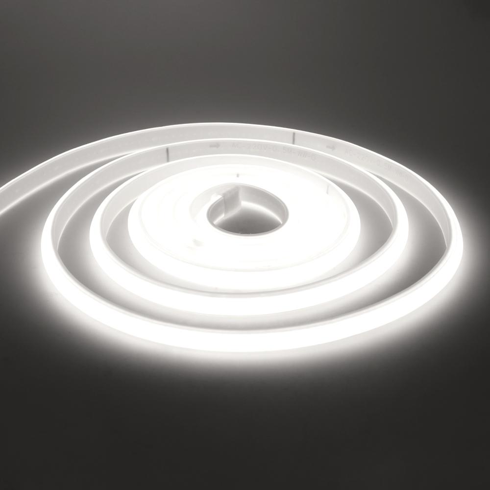 

Водонепроницаемая COB светодиодная лента 220В 288 светодиодов/м Гибкая неоновая лента с выключателем Теплый белый Красный Ледяной синий Зеленый Розовый Желтый Фиолетовый 0.5m белый