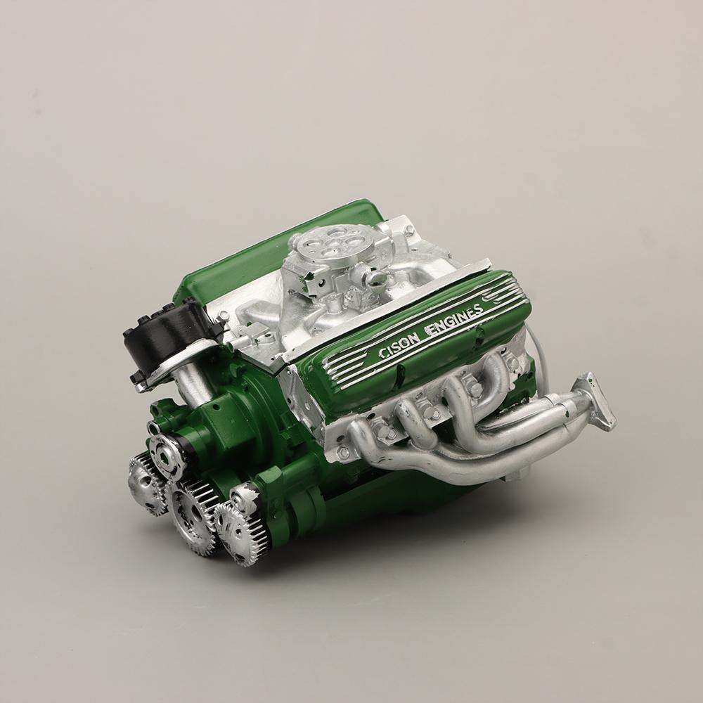 Creativity Simulation V8 Model Engine Kit DIY Resin V8 Car Engine Model Crafts Car Engine Model Ornaments for Adults Gift
