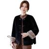 New Chinese Style Faux Mink Velvet Coat