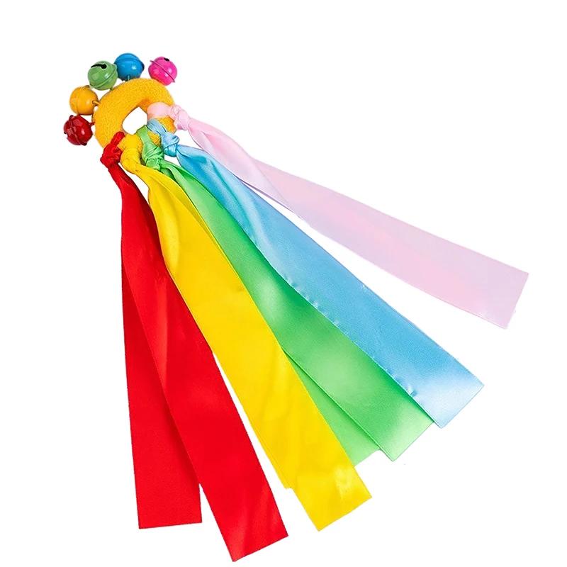 1 Peça Fita de Pulso Infantil Esportes Coletivos Pom Pom Torcida Grande Partida Pom Dança Pom Pom Acessórios Pulseira Elástica Com Corda Elástica