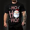 Santa Claus 3D Printed Men's T-shirt Fashion Christmas T-shirt Men's Casual Short Sleeved Top T-shirt Hip-hop Street Wear