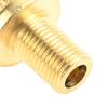 10PCS Brass Large Bore Tire Valve Stem Adapters External Tire Bore Valve Reducer Adapter Connector Good Performance 22mm Length