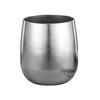 Ren Titanium Kop, Dobbeltvægget Vakuumisoleret Tumbler med Isbelagt Finish, 260ml Æggeformet Campingkrus til Udendørs