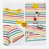 Disney Pinocchio Boys' Rainbow Stripe Short Sleeve T-Shirt