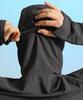 Leijibi Tech Flow Hydro Performance Loose Fit Hooded Zip-Up Rash Guard W Charcoal
