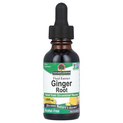 Ginger Root, Liquid Extract, Alcohol Free, 1,000Mg, 30Ml(1Fl Oz)
