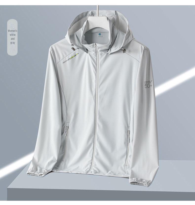 Herren-Sommerjacke aus Eisseide mit Sonnenschutz zum Angeln und für den Außenbereich