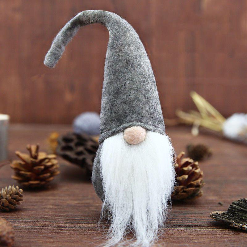 Santa Christmas Claus Doll Toy Christmas Table Ornaments Decoration For Gx Home