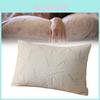 Memory Foam Hotel Pillow With Breathable Silk Knit Fabric For Restful Sleep