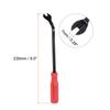 6 Inch Black Oxide Fastener Remover Clip Removal Tool with Red Plastic Handle
