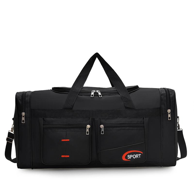 Sports Travel Handbag, Featuring A Secure Zipper Closure, Is Ideal For Sports, Fitness, And Travel. With Fashionable Design And